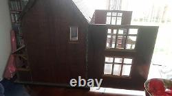 Hand made large dolls house with electric lighting