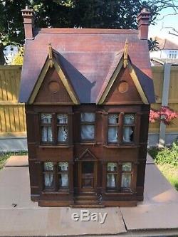 Hand made victorian antique dolls house, D. O. B 1850 (Approx)