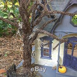 Handcrafted Wooden Eerie Haunted Dollhouse #19896