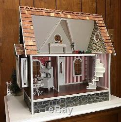 Handcrafted Wooden Santa's North Pole Christmas Dollhouse #19920