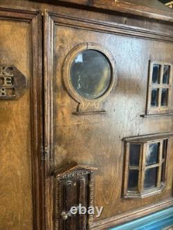 Handmade Antique Dolls House 1928 & Contents Handmade Antique Dolls House 1928 & Contents