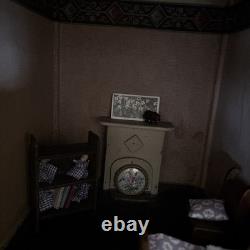 Handmade Antique Dolls House 1928 & Contents