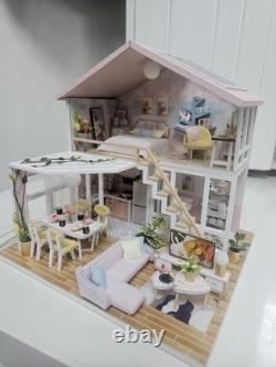 Handmade Dollhouse Miniature with lights