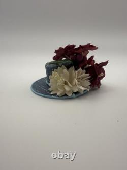 Handmade Dolls House 112 Scale Miniature Floral Hats Artisan Collection