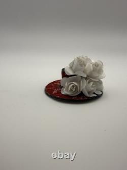 Handmade Dolls House 112 Scale Miniature Floral Hats Artisan Collection