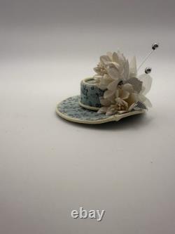 Handmade Dolls House 112 Scale Miniature Floral Hats Artisan Collection