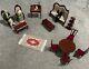 Handmade Dolls House Furniture Miniature Wooden & Sitting People / Figures