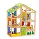 Hape All Season House Furnished Kids Toddler Toy Wooden Dollhouse With Furniture