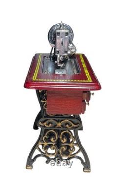 Heidi Ott 112 Dolls House Miniature Singer Style Treadle Sewing Machine Vintage