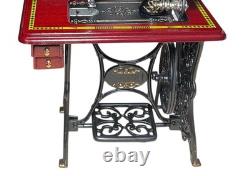 Heidi Ott 112 Dolls House Miniature Singer Style Treadle Sewing Machine Vintage
