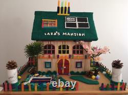 Homemade Mansion House Miniature/School Project