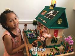 Homemade Mansion House Miniature/School Project