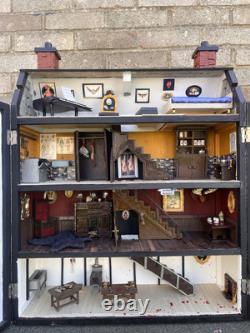 Horror Haunted Doll House Miniature Creepy Gothic Decor
