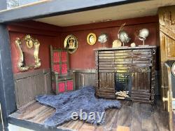 Horror Haunted Doll House Miniature Creepy Gothic Decor