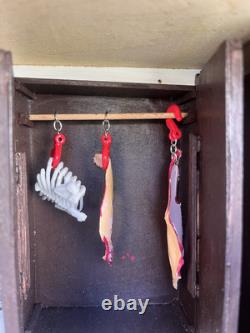 Horror Haunted Doll House Miniature Creepy Gothic Decor
