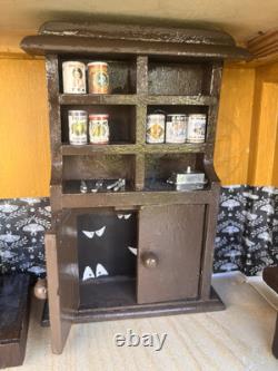 Horror Haunted Doll House Miniature Creepy Gothic Decor