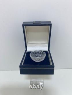 Htf Jim Irish Crystalina Real Hand Cut Crystal Bowl Dolls House Miniature