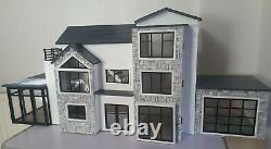 Huge 124 Scale Collectors Luxury Mansion Dollhouse With Remote Control Lighting