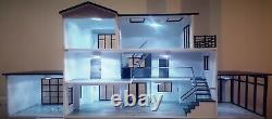 Huge 124 Scale Collectors Luxury Mansion Dollhouse With Remote Control Lighting