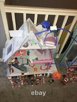 Huge LOL Dolls Bundle House, Chalet, Dolls, Lil Sisters, Pets, Car Etc