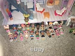 Huge LOL Dolls Bundle House, Chalet, Dolls, Lil Sisters, Pets, Car Etc