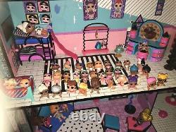 Huge LOL Dolls Bundle House, Chalet, Dolls, Lil Sisters, Pets, Car Etc