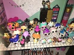 Huge LOL Dolls Bundle House, Chalet, Dolls, Lil Sisters, Pets, Car Etc