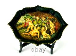 Janet Reyburn Rococo Tray Table Doll House Artisan 1/12 Miniature IGMA