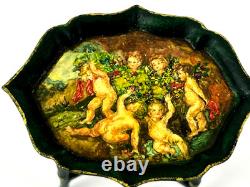 Janet Reyburn Rococo Tray Table Doll House Artisan 1/12 Miniature IGMA