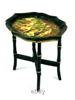 Janet Reyburn Rococo Tray Table Doll House Artisan 1/12 Miniature IGMA