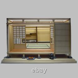Japanese style Room SET of 3 Doll House Handmade Miniature Kit Wooden 1/12