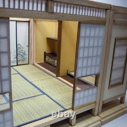 Japanese style Room SET of 3 Doll House Handmade Miniature Kit Wooden 1/12