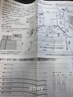 Japanese style Room SET of 3 Doll House Handmade Miniature Kit Wooden 1/12
