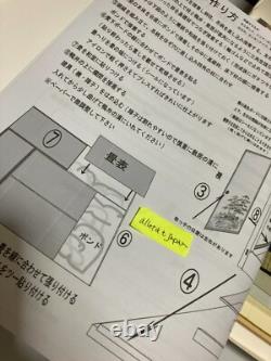 Japanese style Room SET of 3 Doll House Handmade Miniature Kit Wooden 1/12