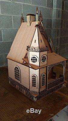 Jasmine Gothic Victorian Cottage Dollhouse 112 scale