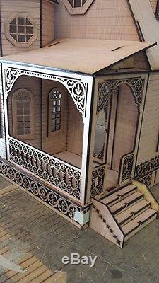 Jasmine Gothic Victorian Cottage Dollhouse 112 scale