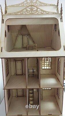 Jasmine Gothic Victorian Dollhouse Half inch scale Kit