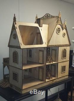 Jasmine Gothic Victorian Dollhouse112 scale Large Kit