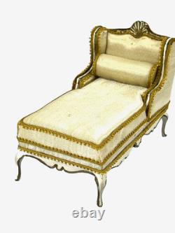 Joan Ince Chaise Lounge & Bolster Doll House Artisan 1/12 Miniature IGMA