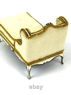 Joan Ince Chaise Lounge & Bolster Doll House Artisan 1/12 Miniature IGMA