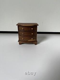 Johnny Blenkibsopp Yew Chest Of Drawers Miniature Dollshouse Wood