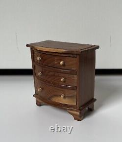 Johnny Blenkibsopp Yew Chest Of Drawers Miniature Dollshouse Wood