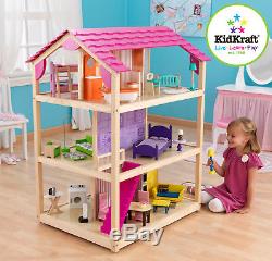 KIDKRAFT Schickes Puppenhaus Nr 65078 so chic Dollhouse aus Holz