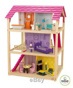 KIDKRAFT Schickes Puppenhaus Nr 65078 so chic Dollhouse aus Holz