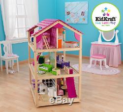 KIDKRAFT Schickes Puppenhaus Nr 65078 so chic Dollhouse aus Holz