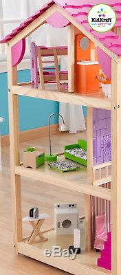 KIDKRAFT Schickes Puppenhaus Nr 65078 so chic Dollhouse aus Holz