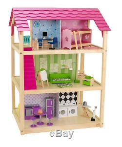 KIDKRAFT Schickes Puppenhaus Nr 65078 so chic Dollhouse aus Holz