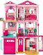 Kids Large Deluxe Doll House With Furniture Barbie Childrens Pretend Play 3-10 Yrs