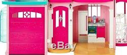 KIDS Large Deluxe DOLL HOUSE with Furniture Barbie Childrens Pretend Play 3-10 Yrs