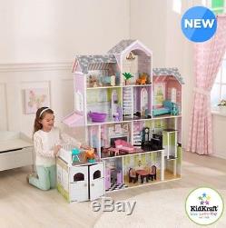 KidKraft Grand Estate Dollhouse + 26 Pieces of Furniture (3+ Years)